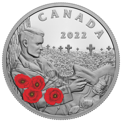 2022 - $20 - 1 oz. Pure Silver Coin – Remembrance Day