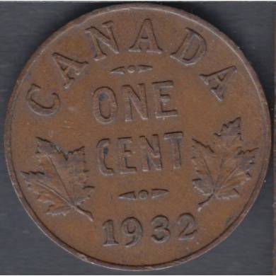 1932 - VF/EF - Canada Cent