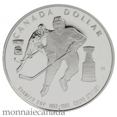 1993,SILVER DOLLAR PROOF stanley cup