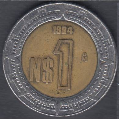 1994 Mo - 1 Peso - Mexique