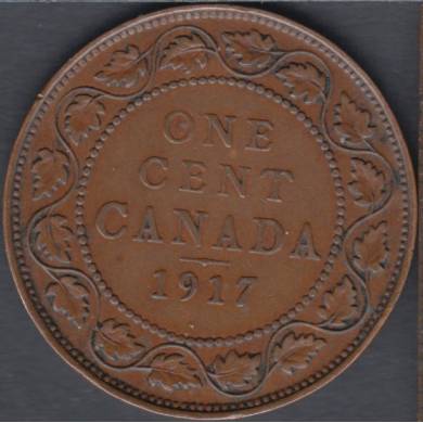 1917 - VF - Canada Large Cent