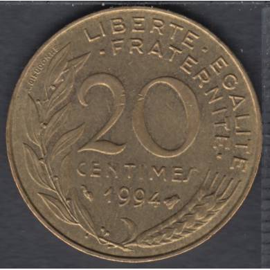 1994 - 20 Centimes - France