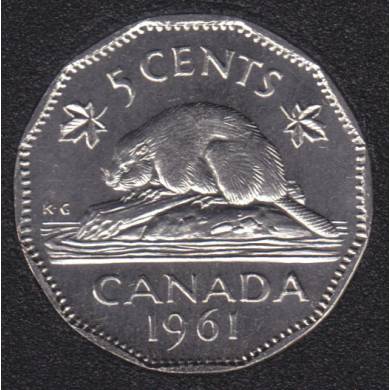1961 - Proof Like - Canada 5 Cents