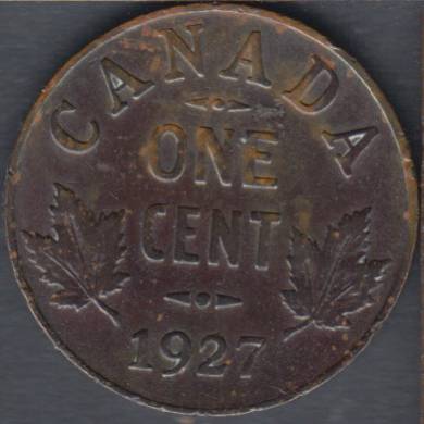 1927 - VG - Cleaned - Canada Cent