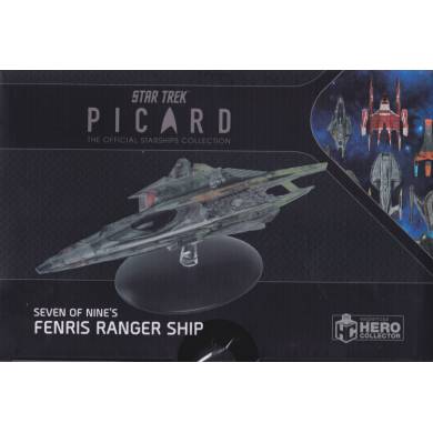 Star Trek Picard Official Starships Collection - Seven of Nine's Fenris Ranger Ship - Eaglemoss Hero Collector