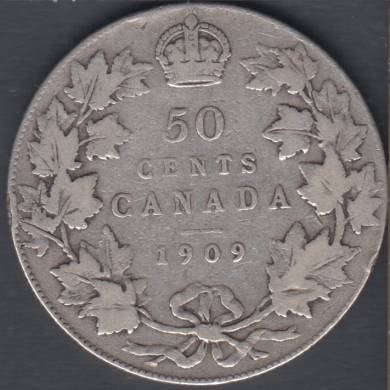 1909 - Fine - Canada 50 Cents