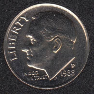 1988 P - Roosevelt - B.Unc - 10 Cents