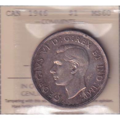 1946 - MS 60 - ICCS - Canada Dollar