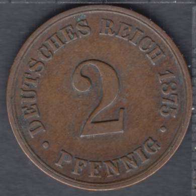 1875 B - 2 Pfennig - Allemagne