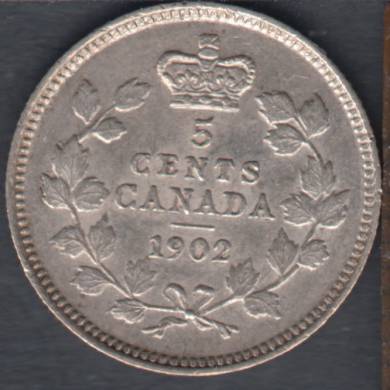 1902 - EF - Canada 5 Cents