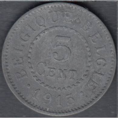1915 - 5 Centimes - Belgium