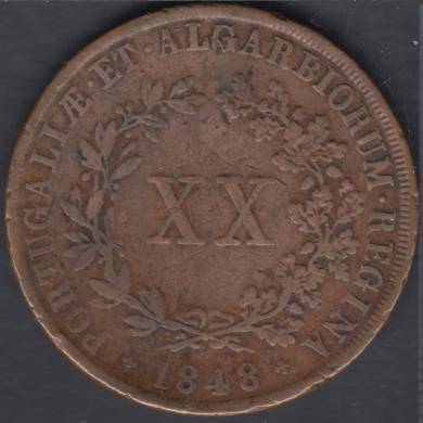 1848 - 20 Reis - Portugal