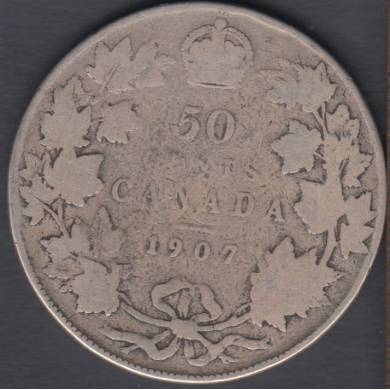 1907 - VG - Canada 50 Cents
