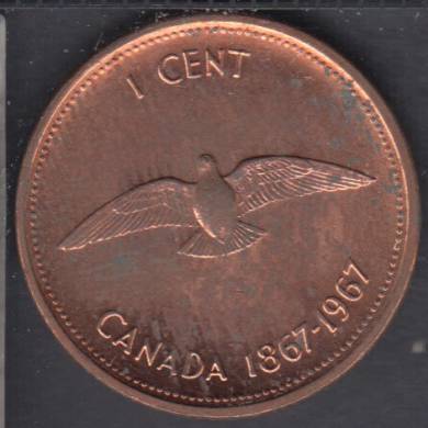 1967 - B.Unc - Stain - Canada Cent