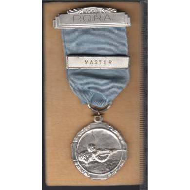 1950 - P.Q.R.A. Master Medal - by V. H. Blachinton & Co Inc. Mass.