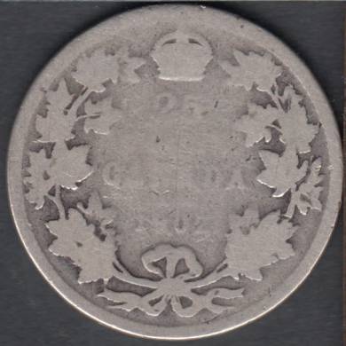 1902 - Filler - Canada 25 Cents