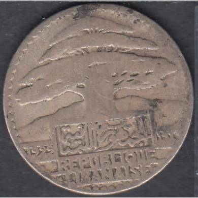 1929 - 10 Piastres - Lebanon