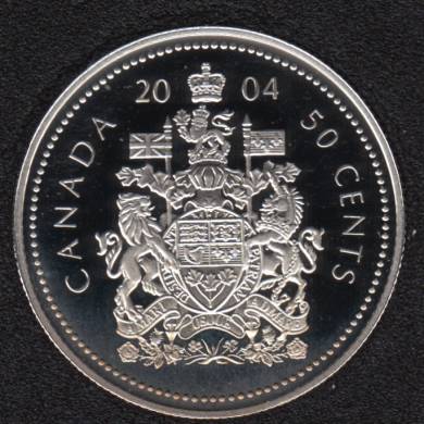 2004 - Proof - Silver - Canada 50 Cents
