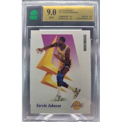 1991-92 Skybox #137 Magic Earvin Johnson Lakers 9.0 MNT