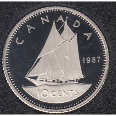 1987 - Proof - Canada 10 Cents