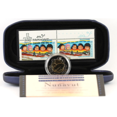 1999 Nunavut - Stamp & $2 Dollars Commemorative Collection