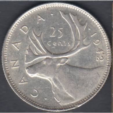 1942 - EF - Canada 25 Cents