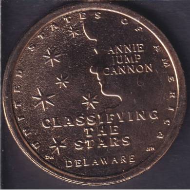 2019 D - B.Unc - Delaware - Classifying the Stars - Dollar USA