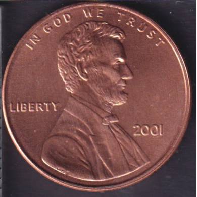 2001 - B.Unc - Lincoln Small Cent
