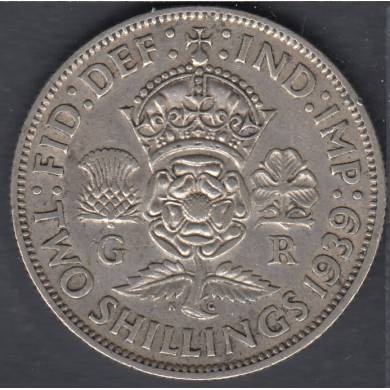 1939 - Florin (Two Shillings) - Great Britain