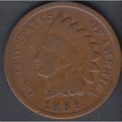 1889 - VG - Indian Head Small Cent