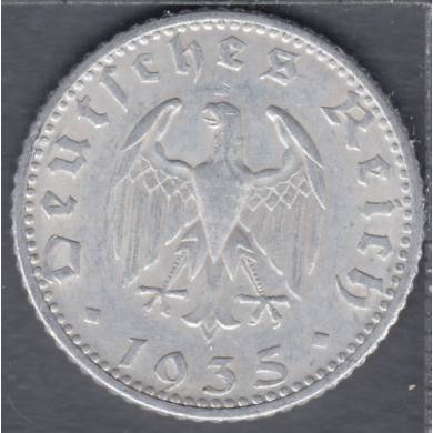 1935 D - 50 Reichspfennig - Allemagne