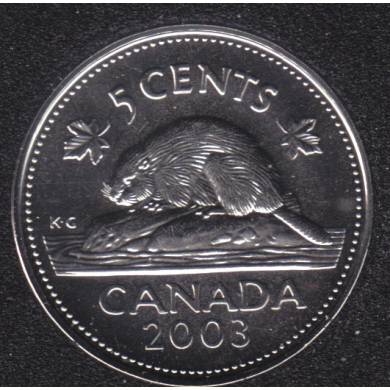 2003 P - NBU - OE - Canada 5 Cents