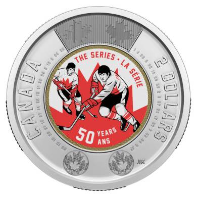 2022 - B.Unc - Canada 2 Dollars - Coloured 50th Anniversary of the Summit Series