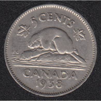 1938 - Canada 5 Cents