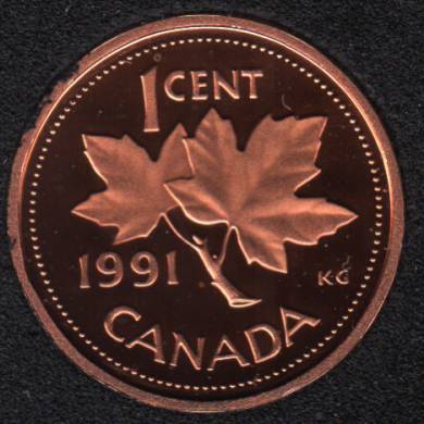 1991 - Proof - Canada Cent
