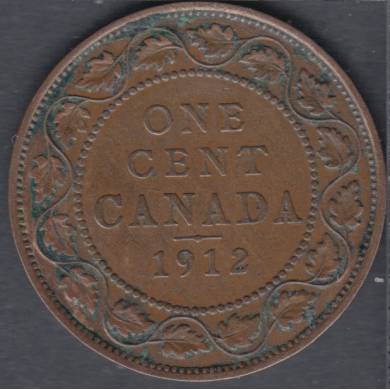 1912 - Fine - Canada Large Cent