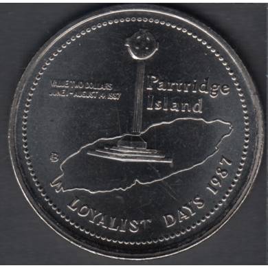 1987 - Loyalist Day - St-John N.B. - Trade Dolllar $1