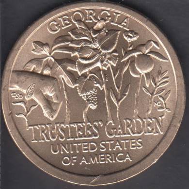 2019 P - B.Unc - Georgia - Trustee Garden - Dollar