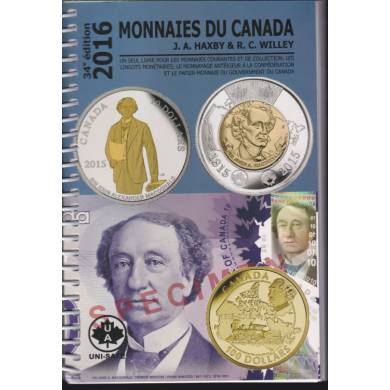 2016 - Monnaies du Canada - Haxby Williey - Usag