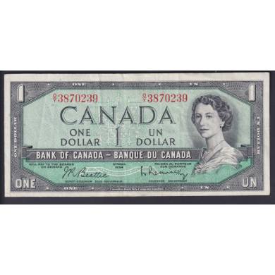 1954 $1 Dollar - VF - Beattie Rasminsky - Prfixe O/Y
