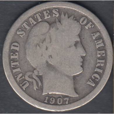 1907 O - Good - Barber - 10 Cents