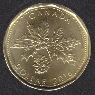 2016 - B.Unc - Christmas - Canada Dollar