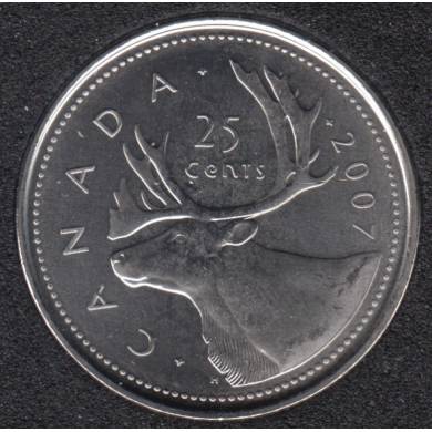 2007 - B.Unc - Canada 25 Cents