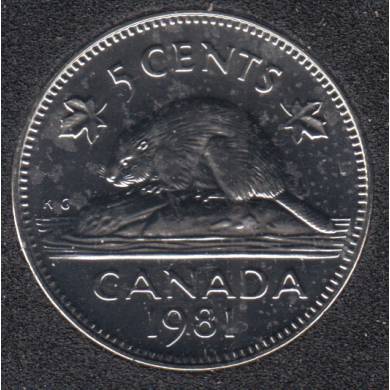 1981 - NBU - Canada 5 Cents