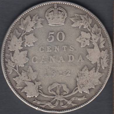 1912 - VG - Canada 50 Cents