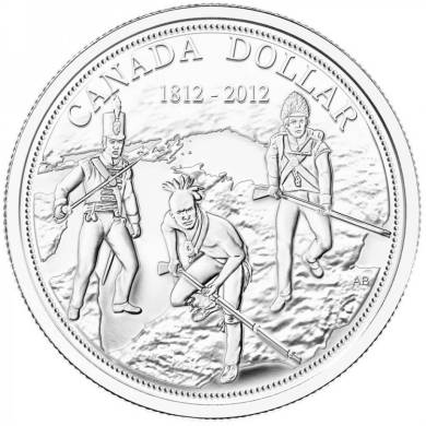 2012 - Brilliant Fine Silver Dollar - 200th anniversary of the War of 1812