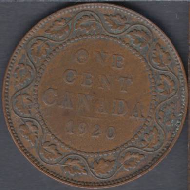 1920 - VG/F - Canada Large Cent