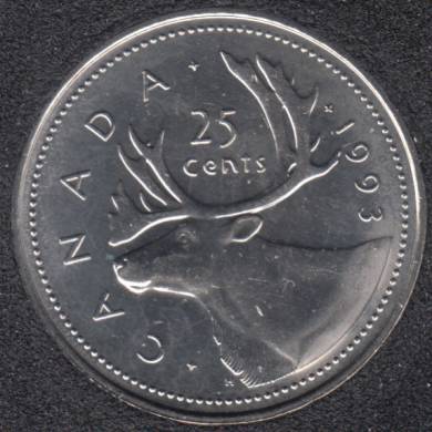 1993 - B.Unc - Canada 25 Cents