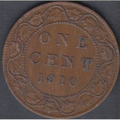 1910 - VG - Canada Large Cent