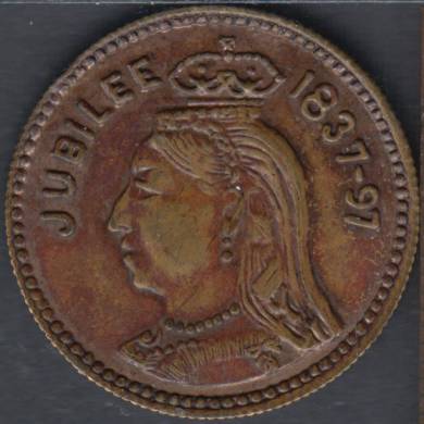 1897 - 1837 - Victoria Jubilee - Medal